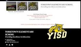 
							         Featured Content - Yorktown Elementary School - Yorktown ISD								  
							    