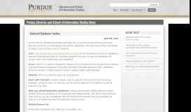 
							         Featured Database: Factiva | Purdue Libraries and School of ...								  
							    