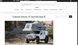 
							         Featured Vehicle: AT Overland Jeep JK – Expedition Portal								  
							    
