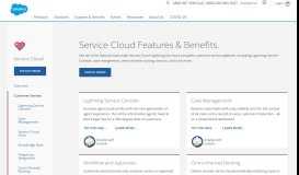 
							         Features & Benefits for Customer Support: Service Cloud - Salesforce ...								  
							    