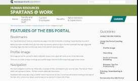 
							         features of the ebs portal - MSU Human Resources - Michigan State ...								  
							    
