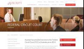 
							         Federal Circuit Court of Australia - Auscript								  
							    