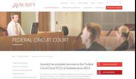 
							         Federal Circuit Court Transcripts - Auscript								  
							    