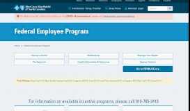 
							         *** Federal Employee Program | Blue Cross and Blue Shield of North ...								  
							    