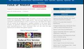
							         Federal Fire Service Recruitment 2019 Registration at Portal www ...								  
							    