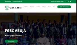 
							         Federal Government Boys College, Abuja | School Website								  
							    
