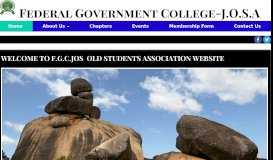 
							         Federal Government College-JOSA								  
							    