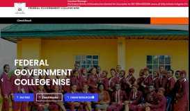 
							         FEDERAL GOVERNMENT COLLEGE NISE								  
							    