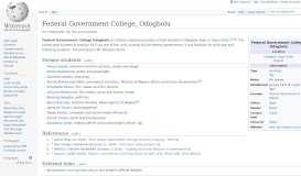 
							         Federal Government College, Odogbolu - Wikipedia								  
							    