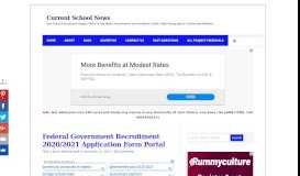 
							         Federal Government Recruitment 2019/2020 and How to Apply ...								  
							    