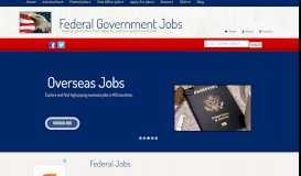 
							         Federal Jobs | Federal Government Jobs - Search Jobs Now								  
							    