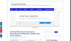 
							         Federal Ministry of Education Recruitment 2019/2020 and How to Apply								  
							    