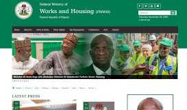 
							         Federal Ministry of Power, Works & Housing								  
							    
