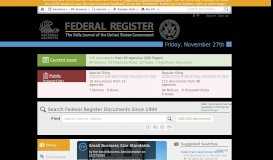 
							         Federal Register :: Home - Tuesday, June 4th								  
							    
