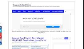 
							         Federal Road Safety Recruitment 2019/2020 and How to Apply Online ...								  
							    