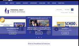 
							         Federal Way Public Schools / Homepage								  
							    
