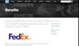 
							         FedEx | Benefits | BMI.com								  
							    