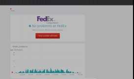 
							         FedEx down? Current outages and problems | Downdetector								  
							    