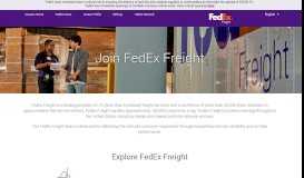 
							         FedEx Freight - FedEx Careers								  
							    