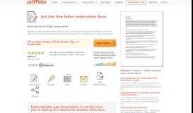 
							         Fedex Reservation - Fill Online, Printable, Fillable, Blank ...								  
							    