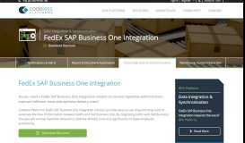 
							         FedEx SAP Business One Integration | Point & Click Integration								  
							    