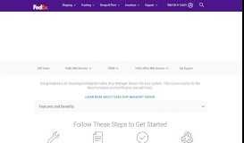 
							         FedEx Ship Manager Server | FedEx Developer Resource Center								  
							    