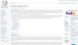 
							         FedEx Supply Chain - Wikipedia								  
							    