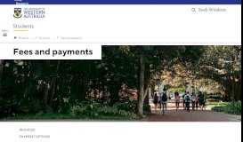 
							         Fee payments: International : Current Students : The University of ...								  
							    