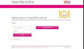 
							         Feed Me online - Login								  
							    