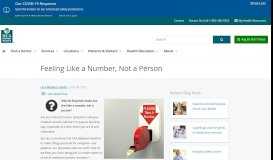 
							         Feeling Like a Number, Not a Person | HCA Midwest Health ...								  
							    