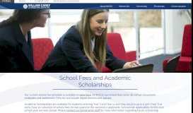 
							         Fees and Scholarships - William Carey Christian School								  
							    