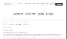 
							         Fees Policy — Orthopedic Surgery & Sports Medicine								  
							    