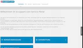 
							         Fehleranalyse & Reparatur-Beauftragung | w-support.com GmbH								  
							    