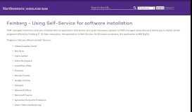 
							         Feinberg - Using IBM BigFix Self-Service for software installation on ...								  
							    
