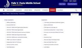 
							         Felix V. Festa Middle School - Clarkstown Central School District								  
							    