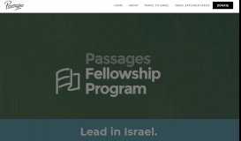 
							         Fellowship Program | Passages								  
							    