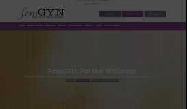 
							         FemGYN: For Her Wellness: Walk-In Gynecologic Urgent Care ...								  
							    