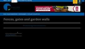 
							         Fences, gates and garden walls - Planning Portal - Wales								  
							    