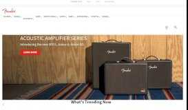 
							         Fender Guitars | Electric, Acoustic & Bass Guitars, Amps, Pro Audio								  
							    