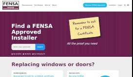 
							         FENSA - All the proof you need								  
							    