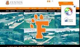 
							         Fenton Schools – Home of the Fenton Tigers								  
							    