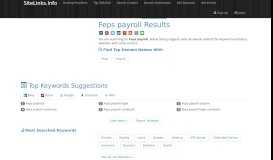 
							         Feps payroll Results For Websites Listing - SiteLinks.Info								  
							    