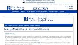 
							         Ferguson Medical Group - Sikeston, MO Location - Saint Francis ...								  
							    