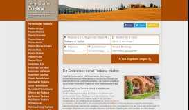 
							         Ferienhaus Toskana - die besten Ferienhäuser finden und buchen								  
							    