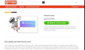 
							         Fernovo Loans | | Payday Loans UK								  
							    