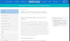 
							         FERPA and Privacy Information | Registrar | Luther College								  
							    