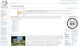 
							         Ferrum College - Wikipedia								  
							    