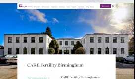 
							         Fertility & IVF Clinic Birmingham | IVF Birmingham | CARE								  
							    