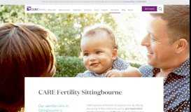 
							         Fertility & IVF Clinic Sittingbourne | IVF & IUI Treatment - CARE Fertility								  
							    