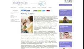
							         Fertility Nutrition for Single Moms To BeSingleMomsToBe								  
							    